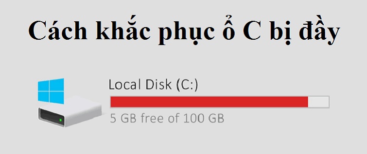 Cách khắc phục ổ C bị đầy Win 10 đơn giản và hiệu quả nhất