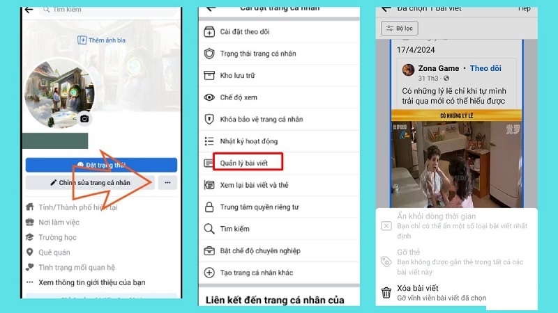 Sử dụng tính năng "Kiểm soát bài viết cũ"