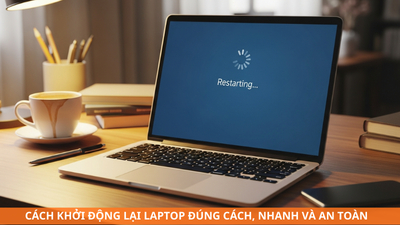 Cách khởi động lại laptop đúng cách, nhanh và an toàn