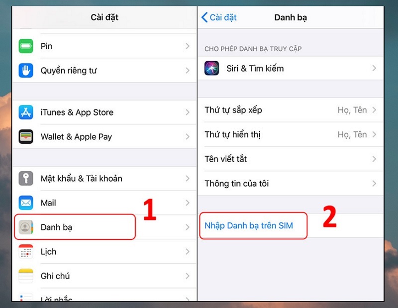 Cách khôi phục danh bạ đã xóa trên Sim