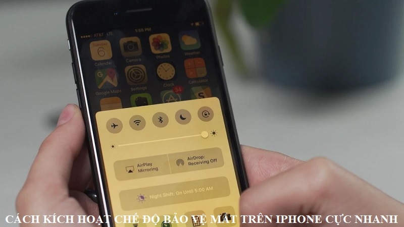 Cách kích hoạt chế độ bảo vệ mắt trên iPhone cực nhanh