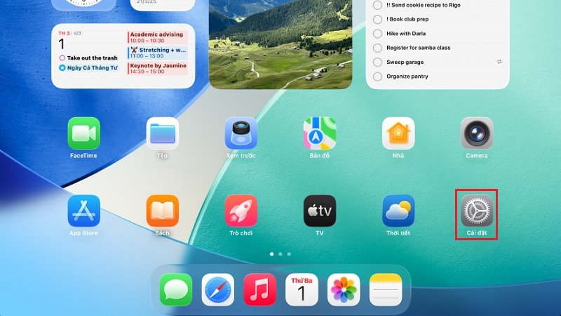 Cách kiểm tra pin iPad trong Cài đặt > Pin > Tình trạng pin bước 1