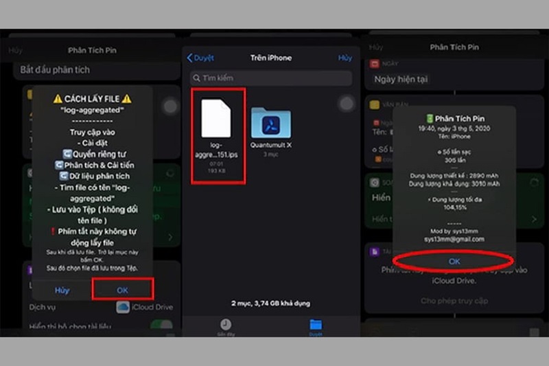 Nhấn nút Lưu rồi chờ đợi kết quả được gửi về