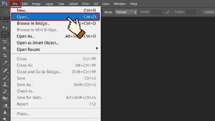 Cách làm rõ hình ảnh bị mờ trên máy tính bằng Photoshop CS6