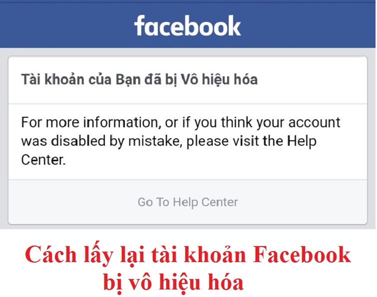 Form kháng nghị Facebook