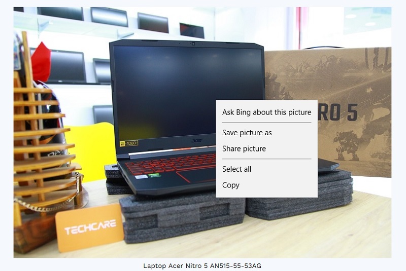 Cách tải ảnh về máy tính trên trình duyệt Microsoft Edge