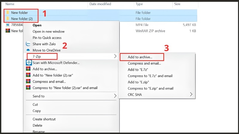 Cách mở 7-Zip để nén file giảm dung lượng trên Windows