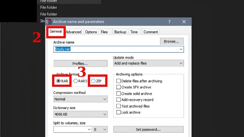 Cách tạo file nén .ZIP hoặc .RAR Cách tạo file nén .ZIP hoặc .RAR