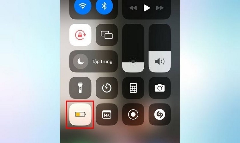 Bật Low Power Mode (Chế độ nguồn điện thấp)