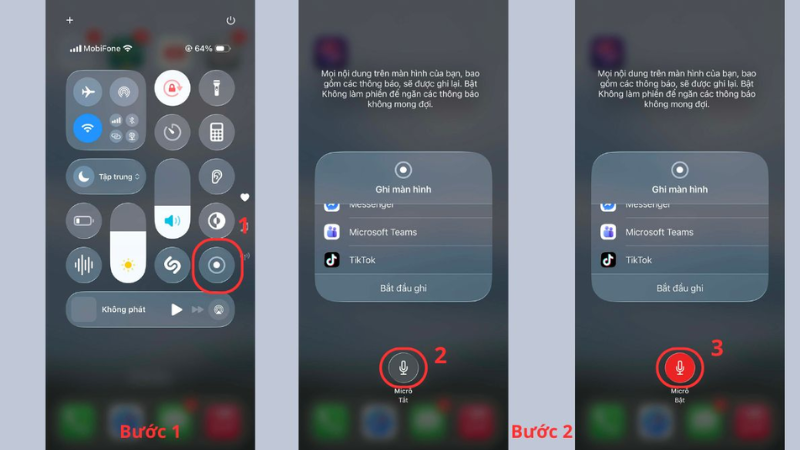 Cách quay màn hình iPhone kèm tiếng nói của bạn