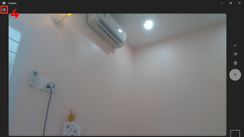 Bật tính năng thử nghiệm trong ứng dụng Camera để quét mã QR trên laptop