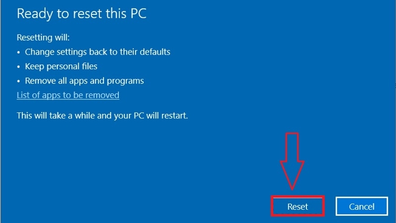 Cách reset máy tính ngay khi khởi động Cách reset máy tính ngay khi khởi động