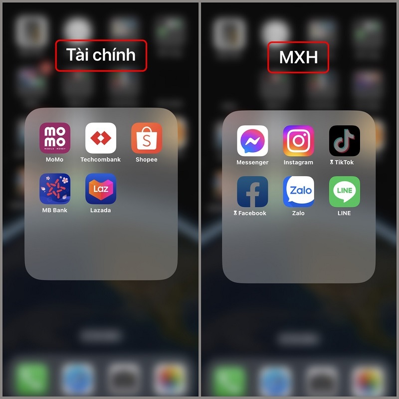 Cách sắp xếp ứng dụng trên iPhone theo nhu cầu, chức năng