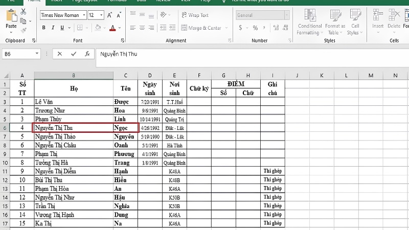 So sánh dữ liệu Excel bằng mắt thường trên hai cửa sổ bước 4