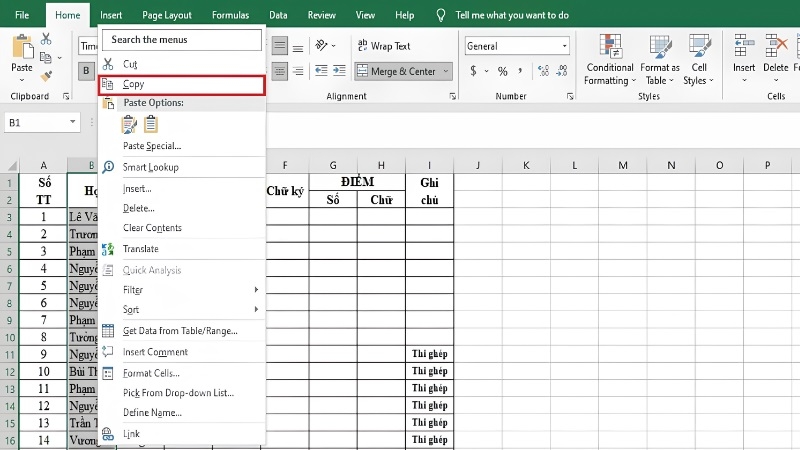 So sánh dữ liệu Excel bằng mắt thường trên hai cửa sổ bước 1