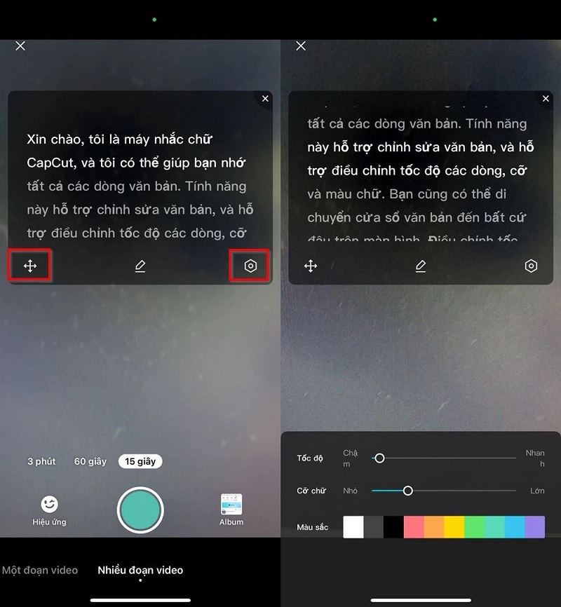 Chọn vào biểu tượng Cài đặt