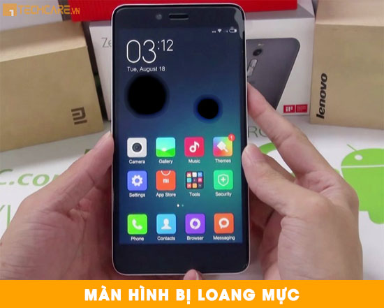 Cách sửa chữa màn hình Xiaomi Note 2 bị loang mực