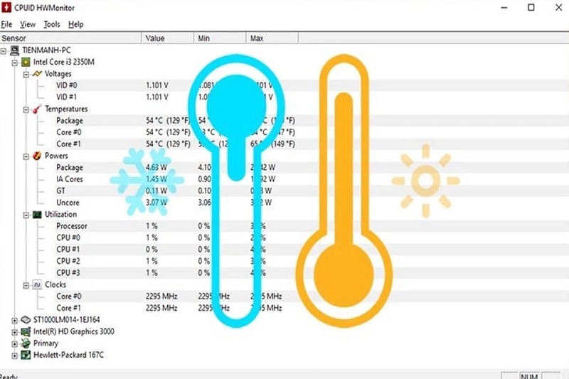 Kiểm tra nhiệt độ GPU