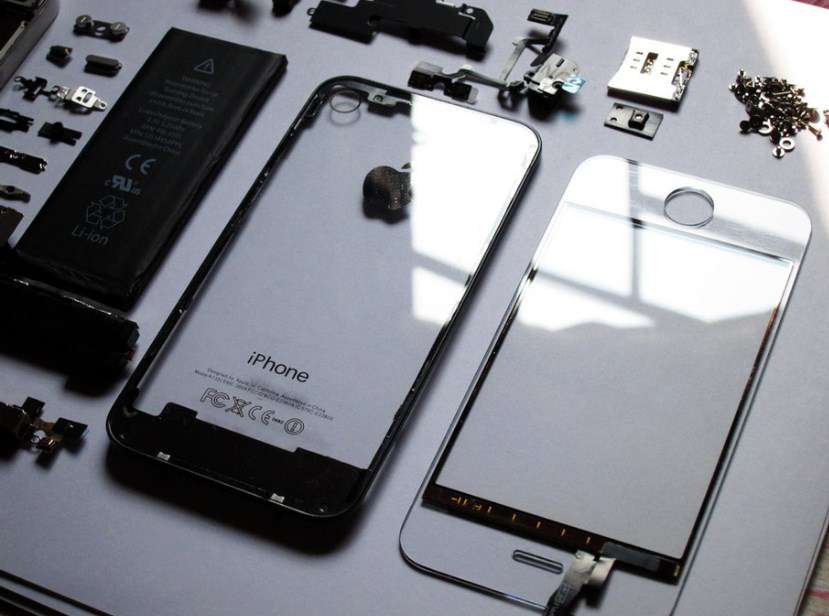 cách sửa màn hình iphone đen một góc