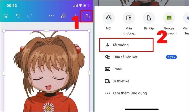 Chọn Tải xuống