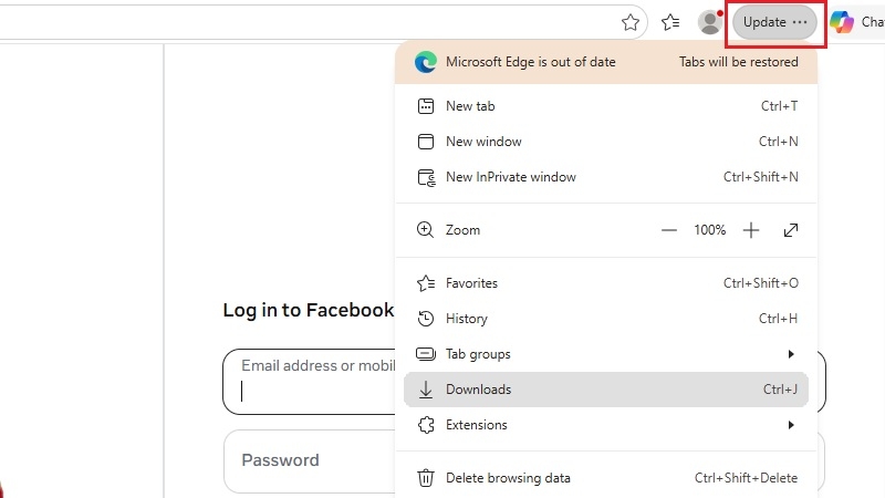 Vị trí nút cài đặt ứng dụng trên Edge Vị trí nút cài đặt ứng dụng trên Edge