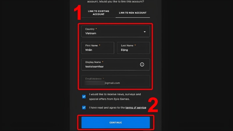 Giao diện Epic Games Store Giao diện Epic Games Store