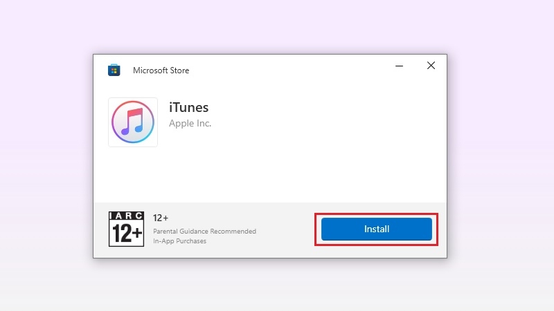 Trang tải iTunes chính thức từ Apple dành cho máy tính Windows bước 3 Trang tải iTunes chính thức từ Apple dành cho máy tính Windows bước 3