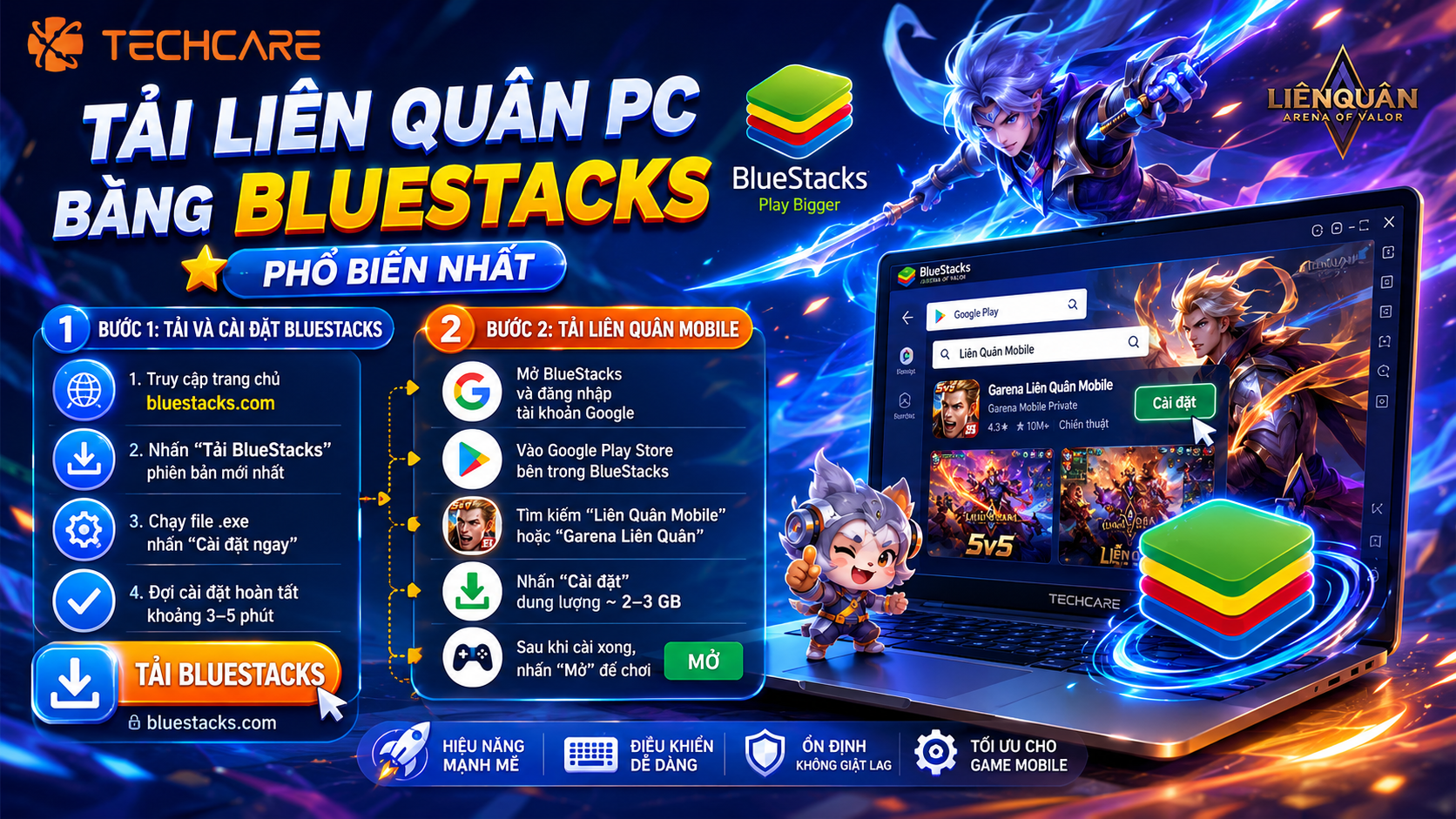 Cách Tải Liên Quân PC Trên Máy Tính Miễn Phí Năm 2026