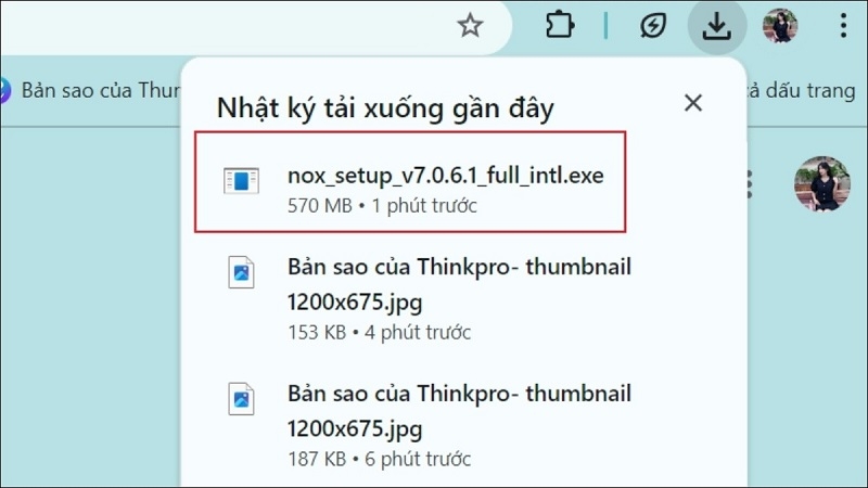 Mở file vừa tải Mở file vừa tải