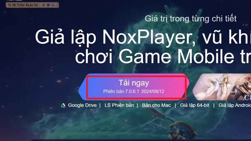 Nhấn vào nút "Tải ngay" Nhấn vào nút "Tải ngay"