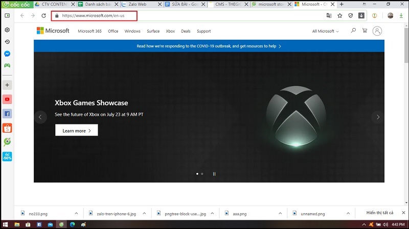 Vào Microsoft Store