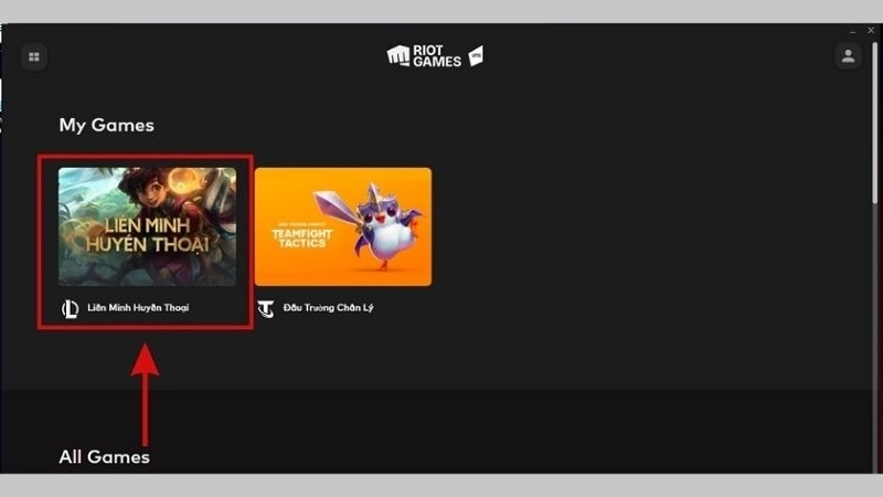 Chọn Liên Minh Huyền Thoại