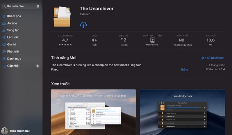 Cách tải ứng dụng cho Macbook từ file lưu trữ khác