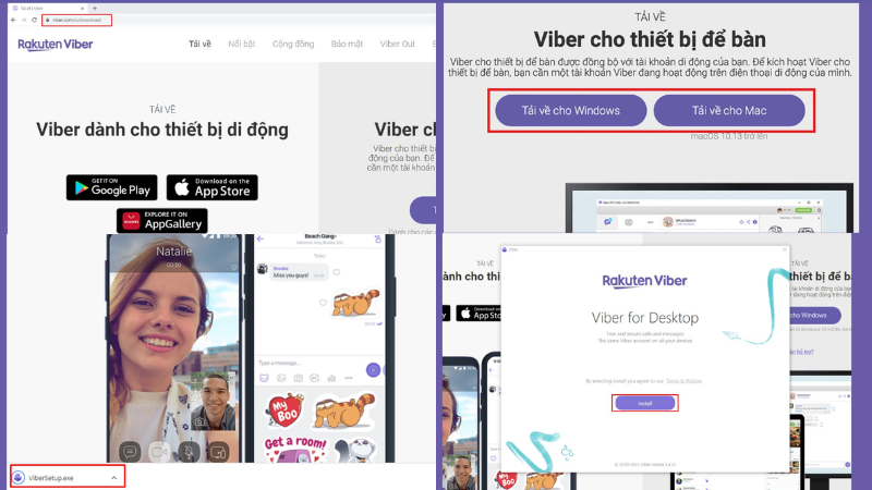 Cách Tải Viber Về Máy Tính