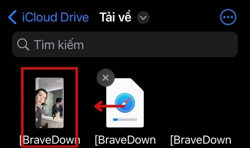 Video trên Weibo sau khi được tải về trên điện thoại sẽ được hiển thị ở mục tải về