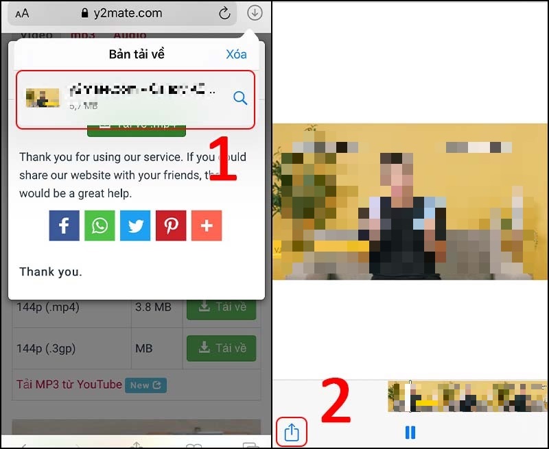 Nhấn vào biểu tượng Lưu