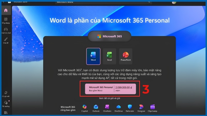 Cách tải Word qua Microsoft Store Cách tải Word qua Microsoft Store