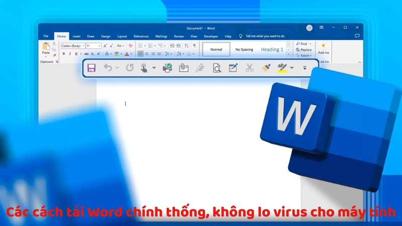 Các cách tải Word chính thống, không lo virus cho máy tính