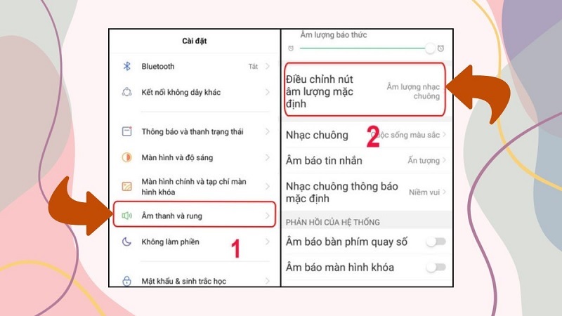 Tăng giảm âm lượng không dùng phím cứng trên OPPO qua Cài đặt