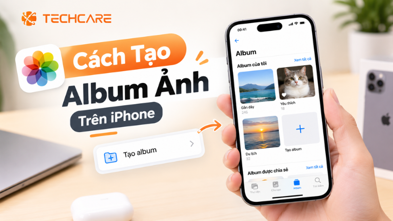 Cách Tạo Album Ảnh Trên iPhone