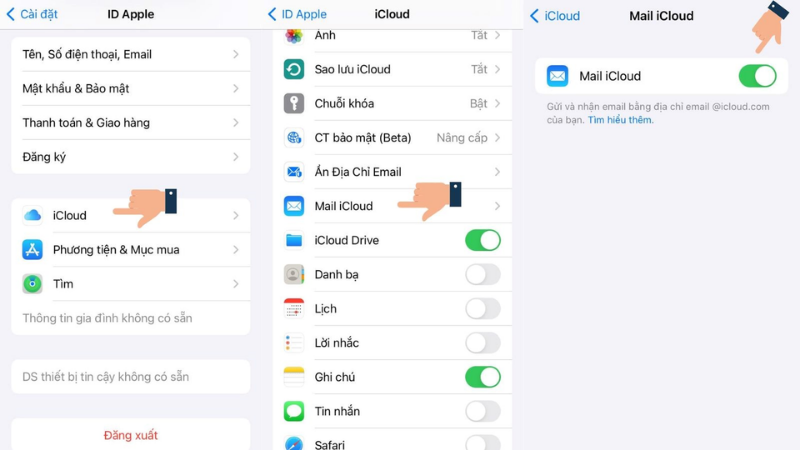Cách tạo địa chỉ email iCloud Mail mới