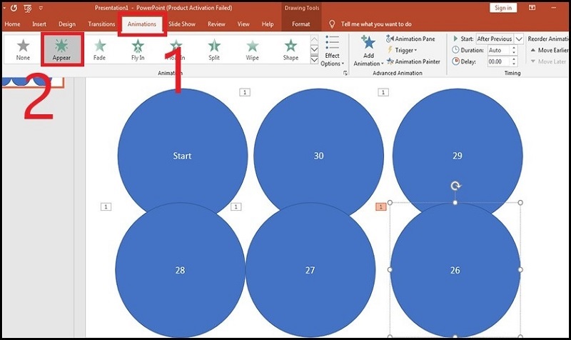 Chọn After Previous