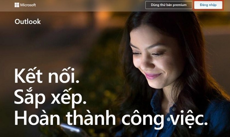 Nhấn nút Đăng nhập