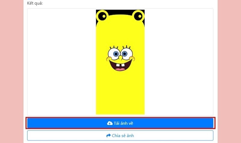 Chọn vào Tải ảnh về hoặc nhấn giữ vào hình ảnh để lưu ảnh