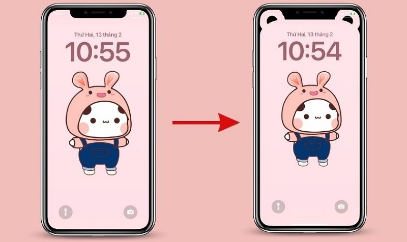 Cách tạo hình nền tai thỏ siêu dễ thương cho iPhone