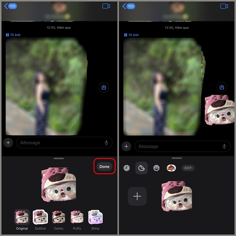 Nhấn nút Done