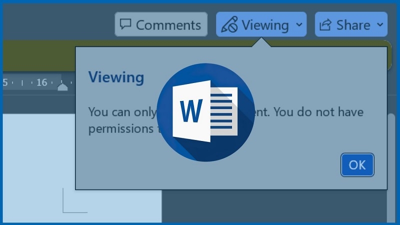 Dấu hiệu file Word đang ở chế độ Read Only Dấu hiệu file Word đang ở chế độ Read Only