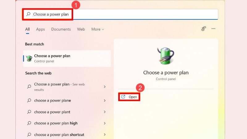 Cách khắc phục: Tắt chế độ Fast Startup bước 1