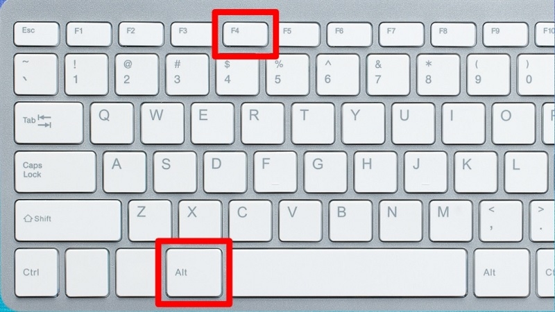 Nhấn tổ hợp phím Alt + F4 Nhấn tổ hợp phím Alt + F4