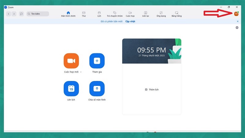 Nhấn vào biểu tượng bánh răng cưa